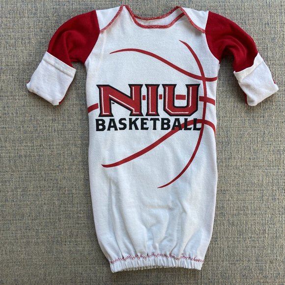 Northern Illinois University NIU Huskies Handmade newborn t-shirt sleep sack - Picture 4 of 12